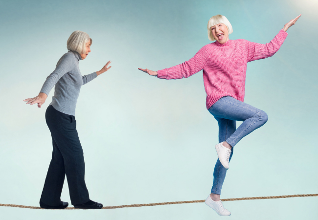 Physical therapy can help you prevent falls and train your balance.